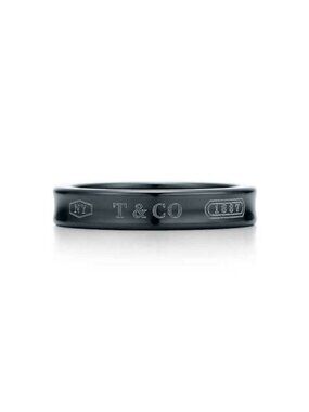 Tiffany & Co. Black 1837 Titanium Ring